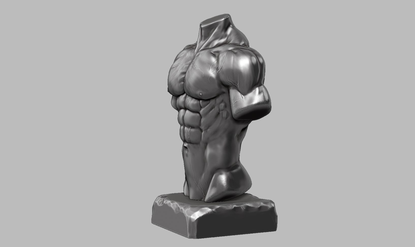 Torso a01 3d print model 3D print model_14