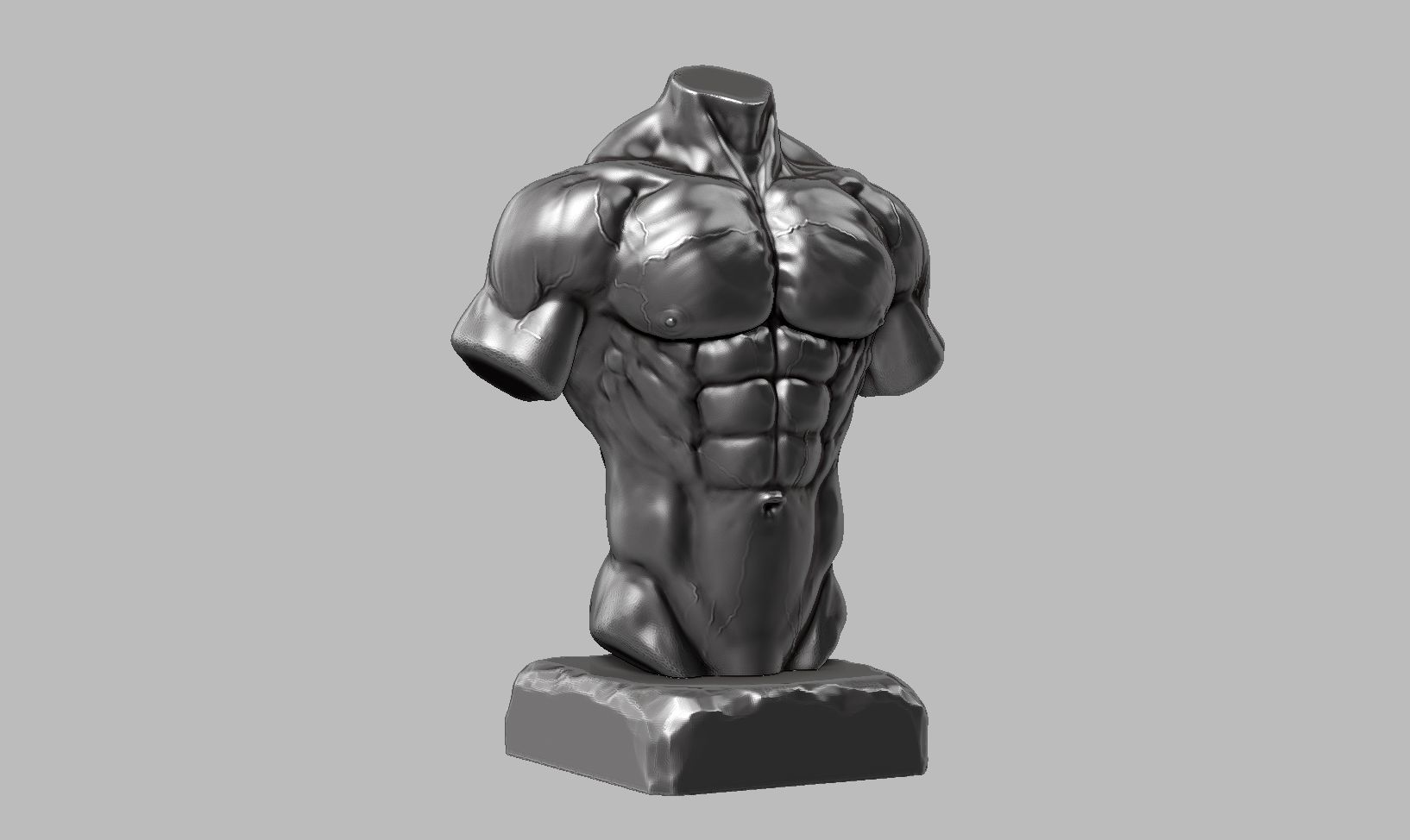 Torso a01 3d print model 3D print model_4