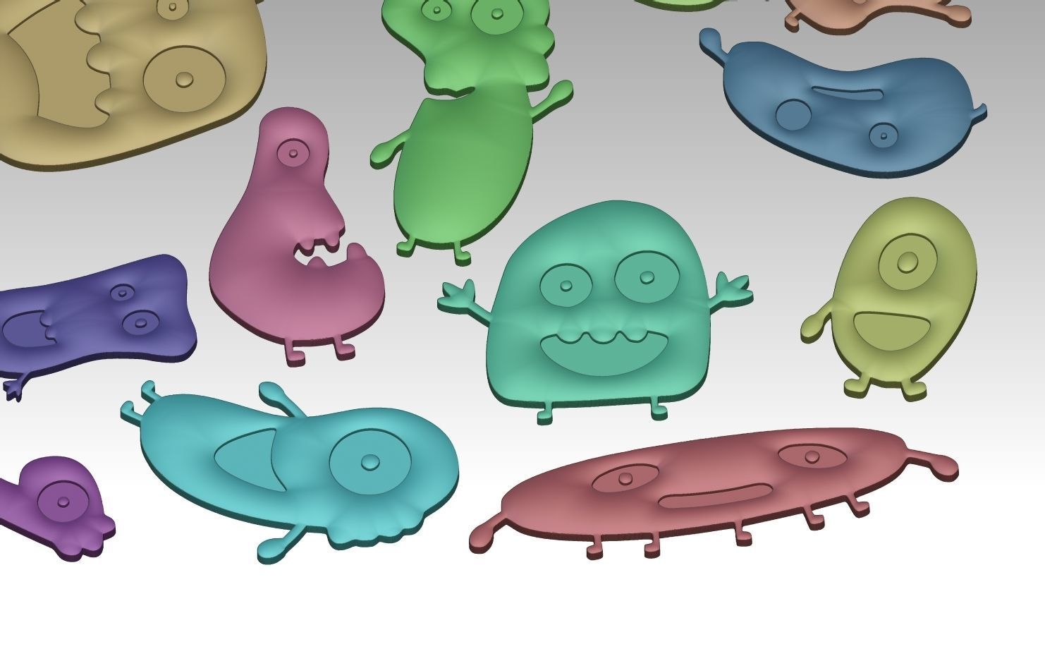 free convert crazy shapes funny 3D print model_2