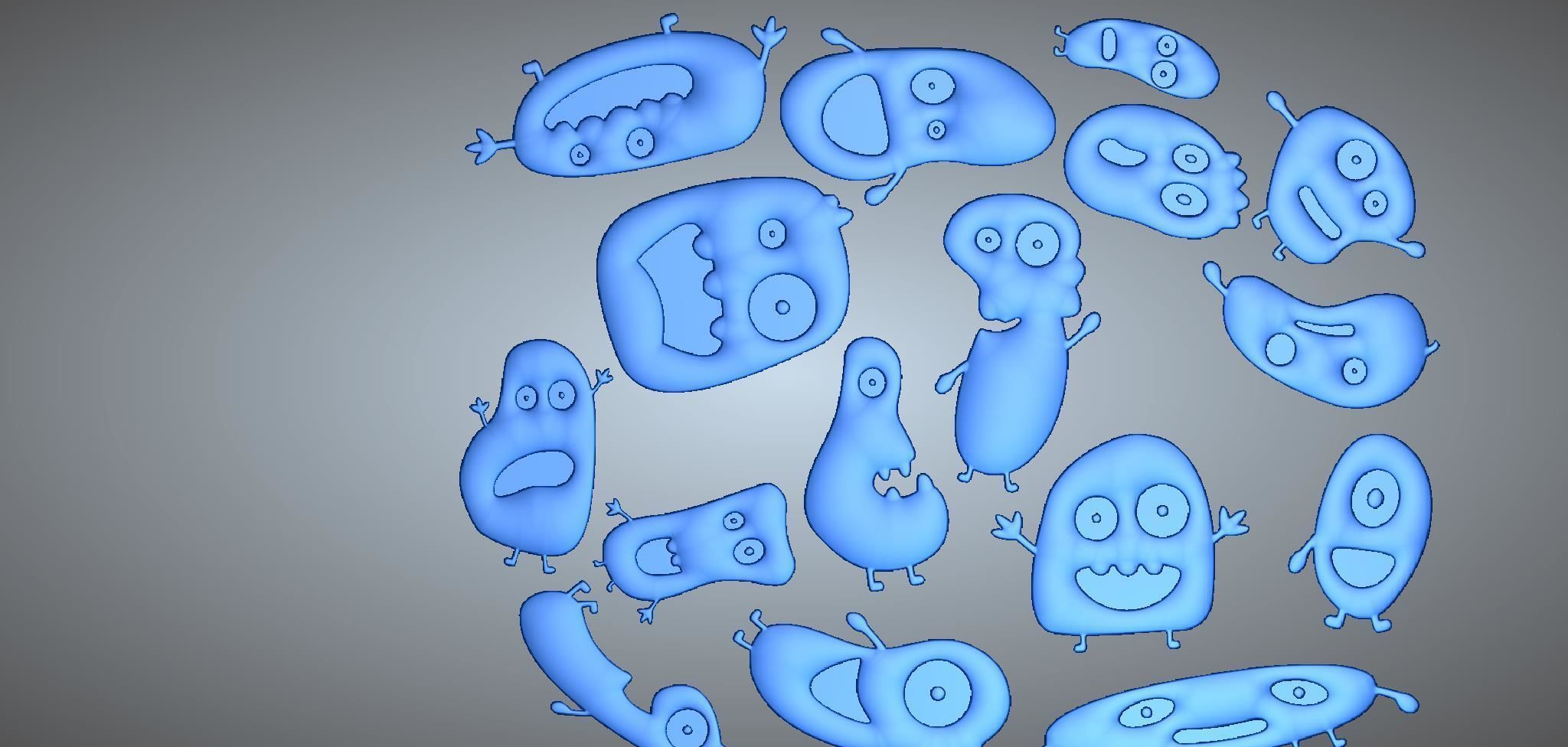 free convert crazy shapes funny 3D print model_4