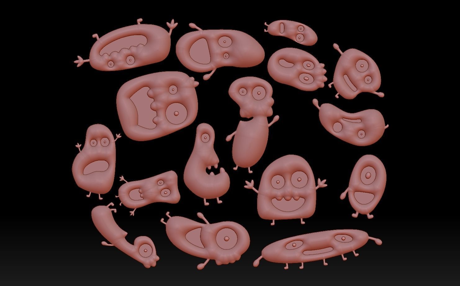 free convert crazy shapes funny 3D print model_5