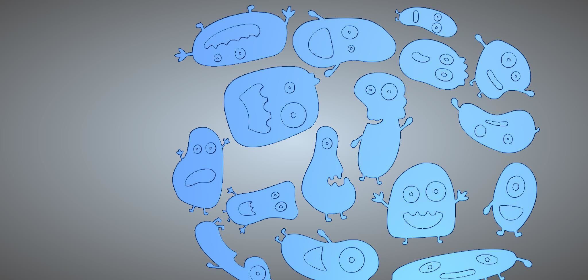 free convert crazy shapes funny 3D print model_3