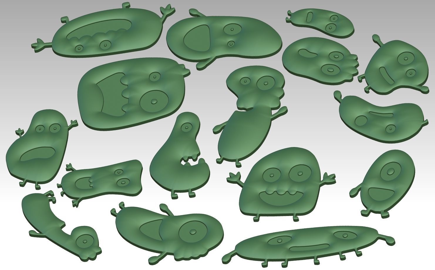 free convert crazy shapes funny 3D print model_6
