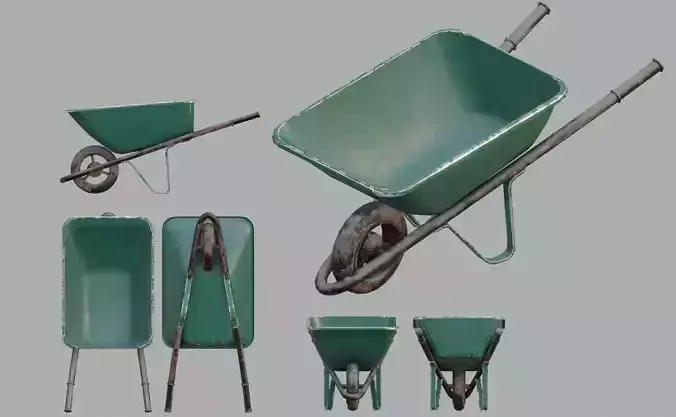 Farm tools pack - Low Poly Ar-Vr pbr models