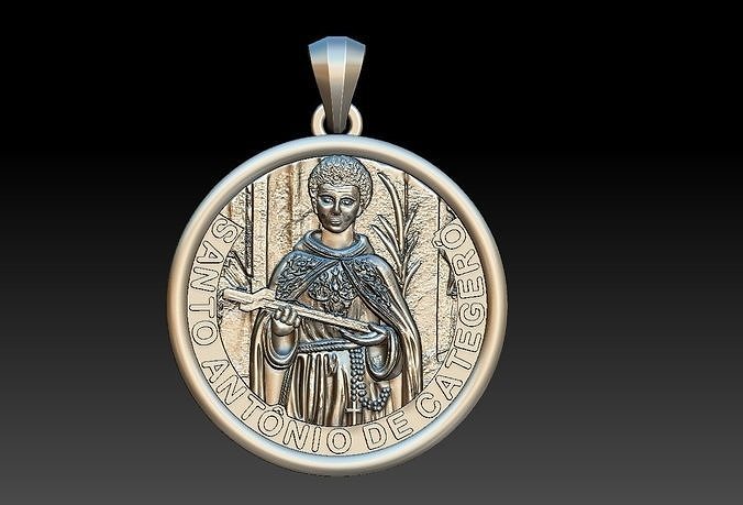 Saint Anthony of Carthage - Santo Antonio de Categero 3D print model