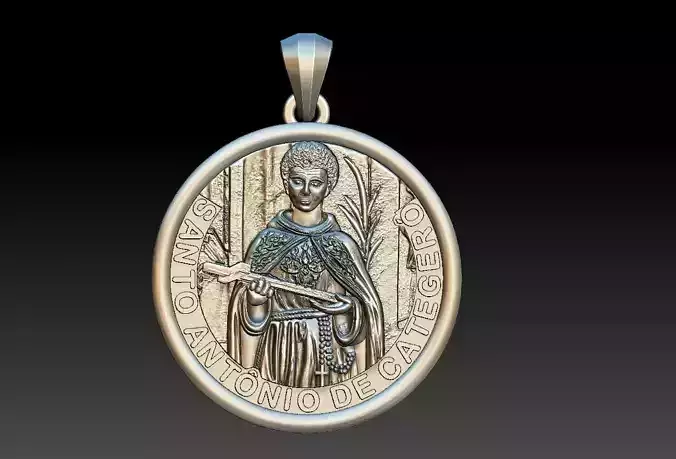 Saint Anthony of Carthage - Santo Antonio de Categero 3D print model