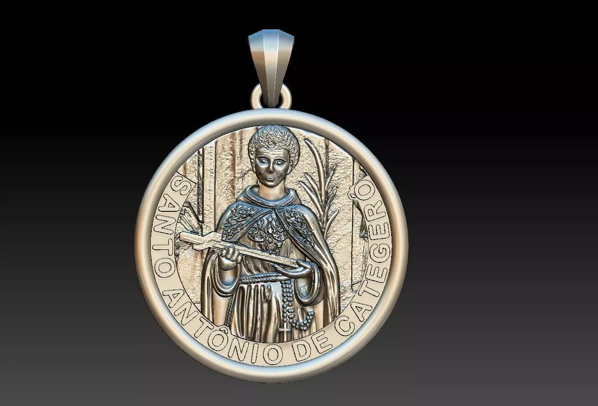 Saint Anthony of Carthage - Santo Antonio de Categero 3D print model