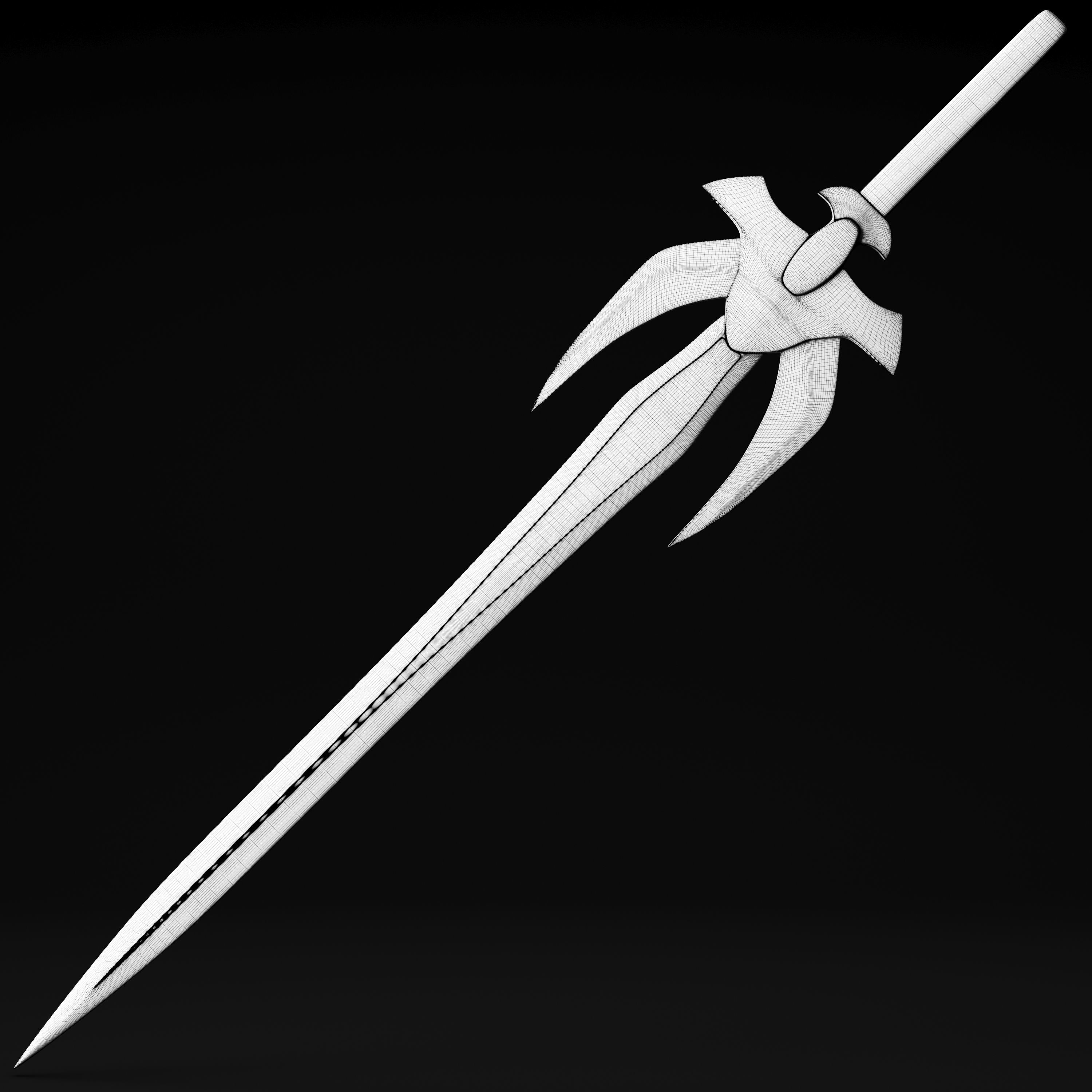 si fi sword 02 3D model | CGTrader