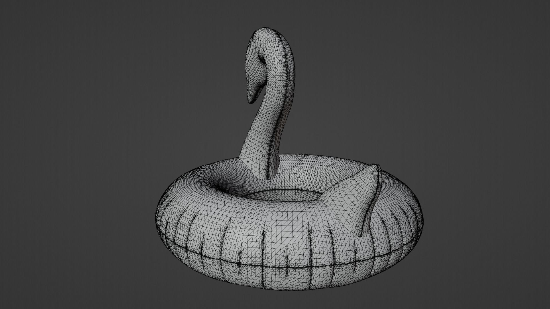 Black Swan Pool Float  3D model_19