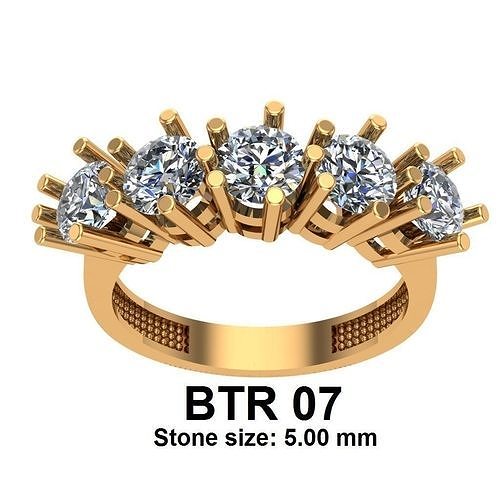ring 7 btr diamond 3D print model