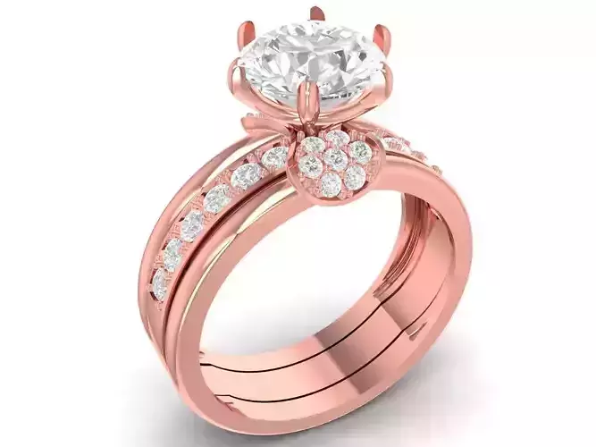 beauty korea diamond women ring 3529