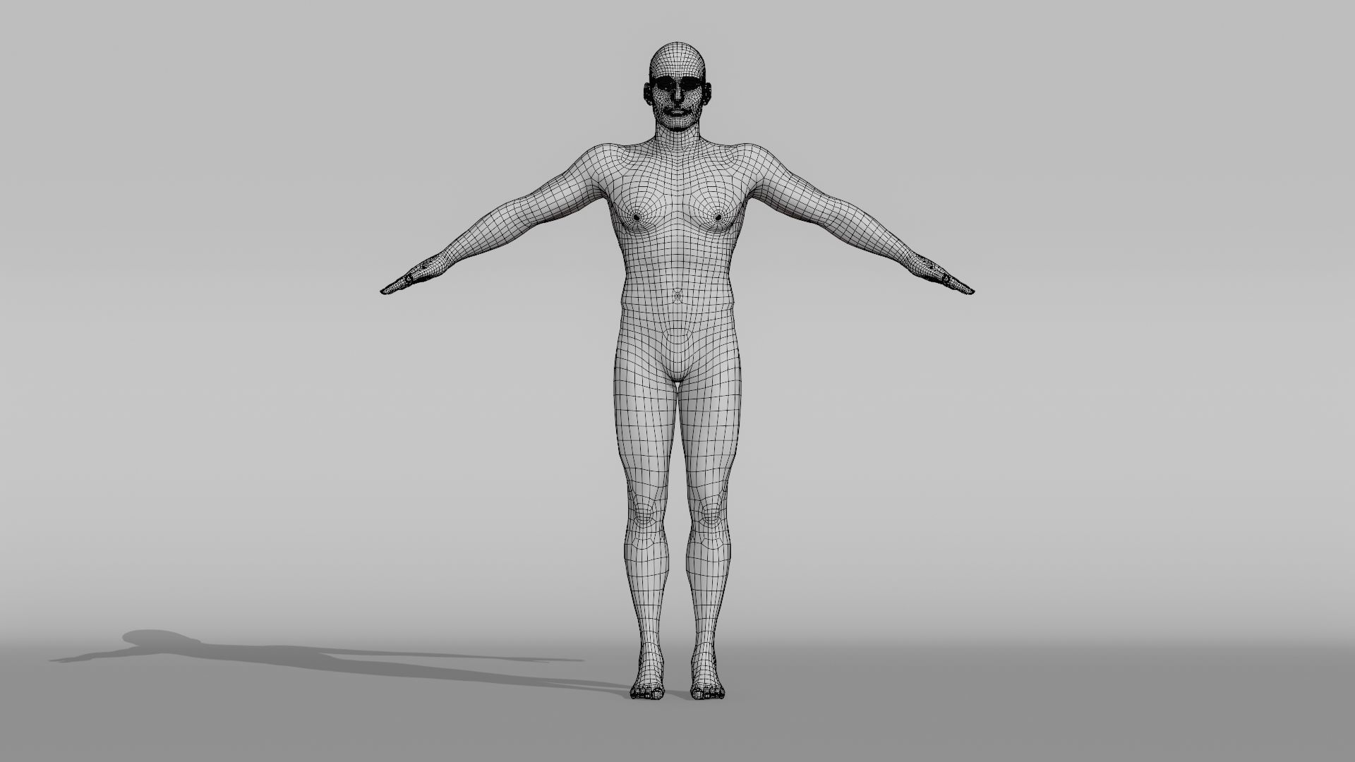 Base Meshes Characters Starter Kit High-Poly Pack 3D model_17