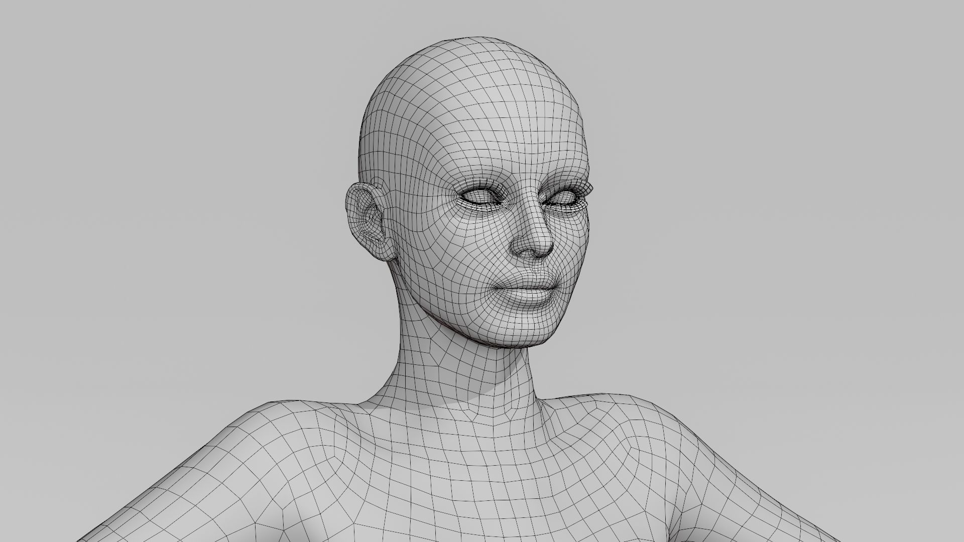 Base Meshes Characters Starter Kit High-Poly Pack 3D model_34