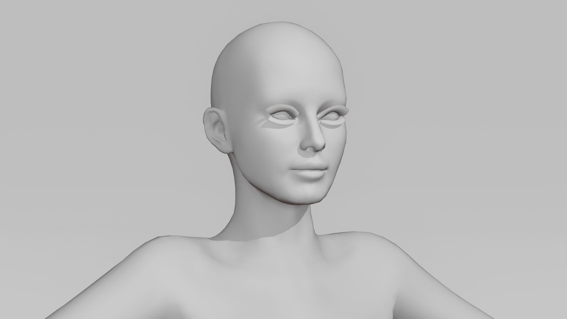 Base Meshes Characters Starter Kit High-Poly Pack 3D model_26