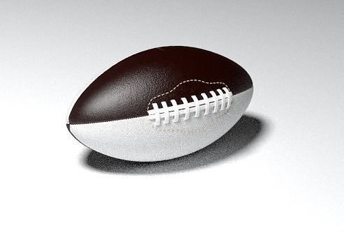 Rugby american football Free 3D model