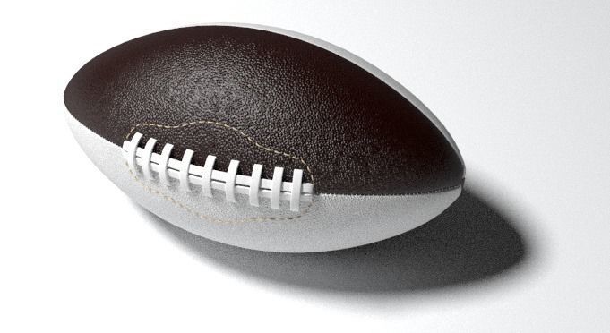 Rugby american football Free 3D model_3