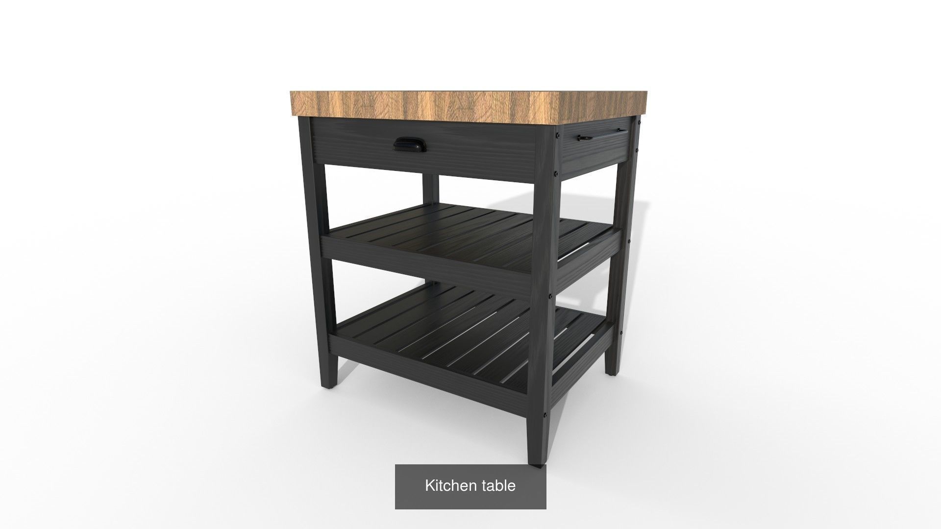 TV cabinet and table set 3D Model Collection_3