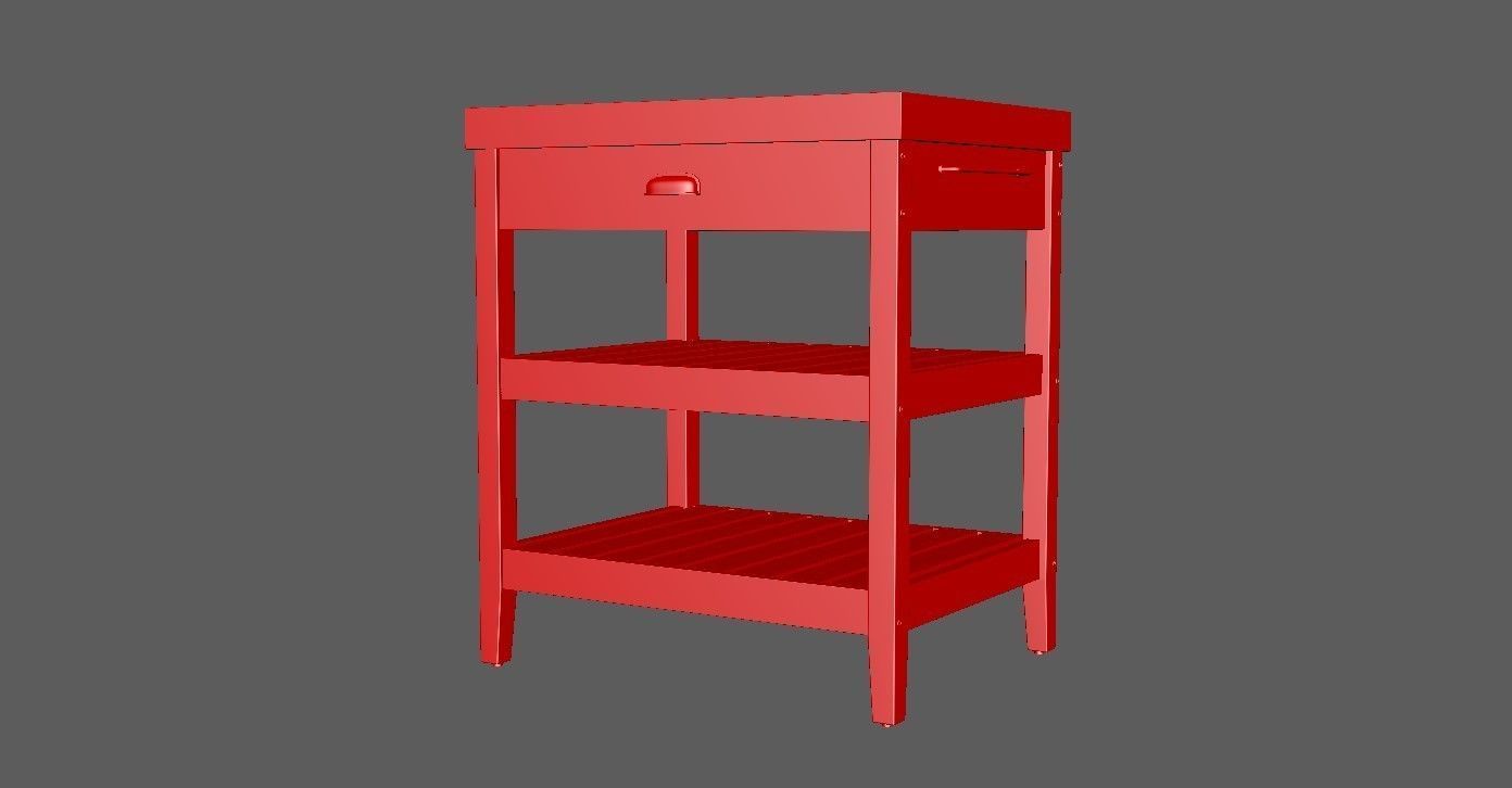 TV cabinet and table set 3D Model Collection_21