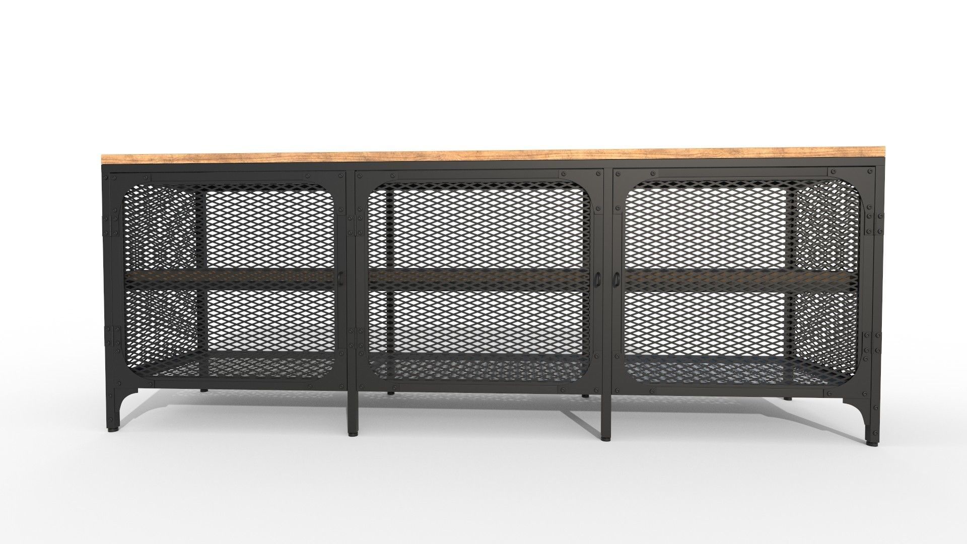 TV cabinet and table set 3D Model Collection_9