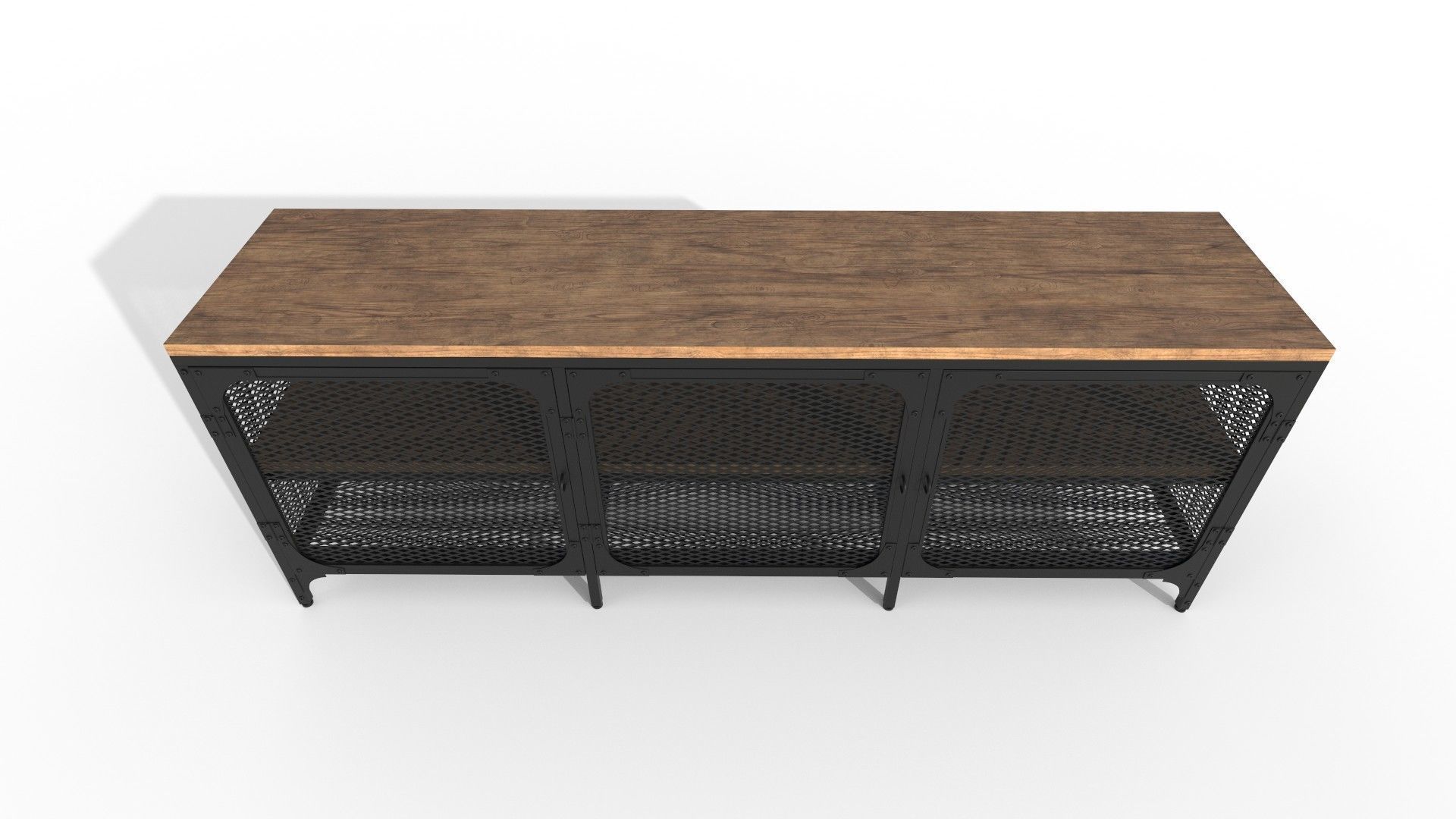 TV cabinet and table set 3D Model Collection_7