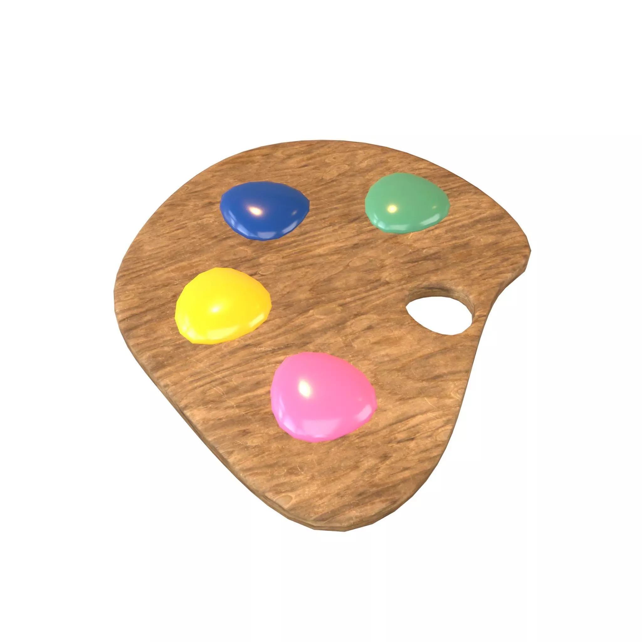 Palette v1 006 Low-poly 3D model