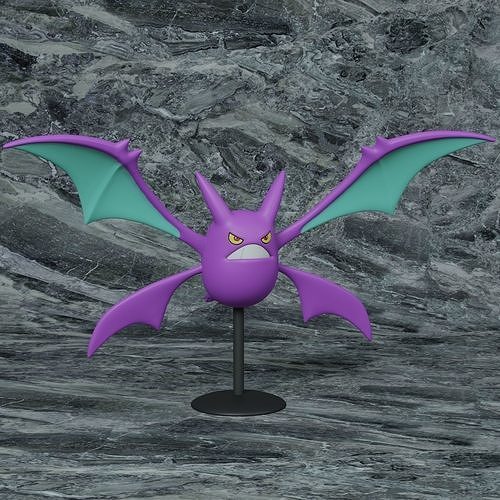 pokemon crobat 3D print model