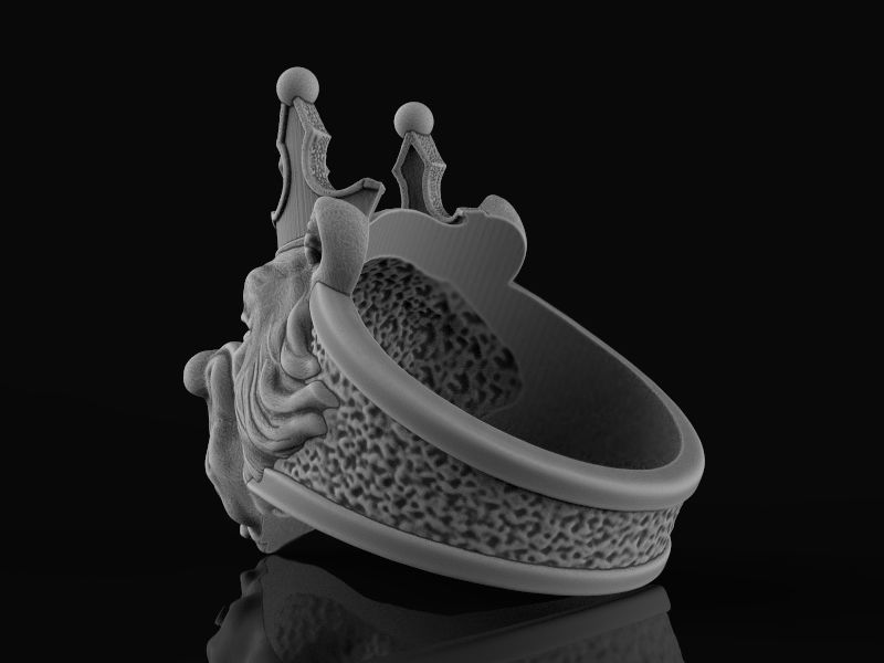 Ring Bear bully crown 3d model for 3d printing 3D print model 3D print model_20