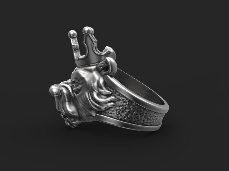 Ring Bear bully crown 3d model for 3d printing 3D print model 3D print model_8