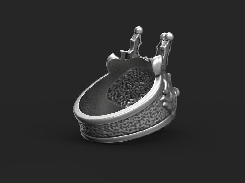 Ring Bear bully crown 3d model for 3d printing 3D print model 3D print model_12