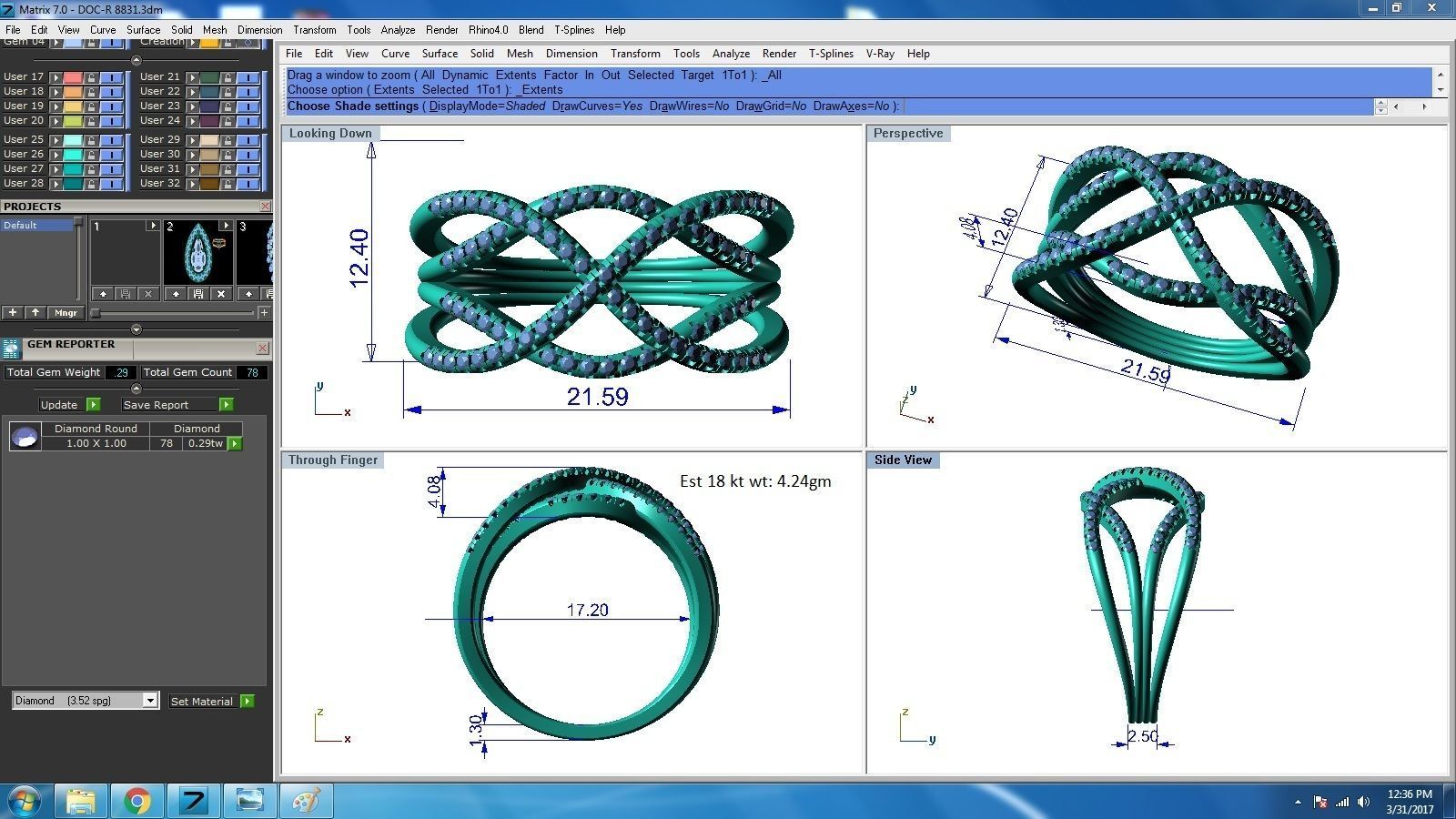 Ring - 8831 3D print model_1