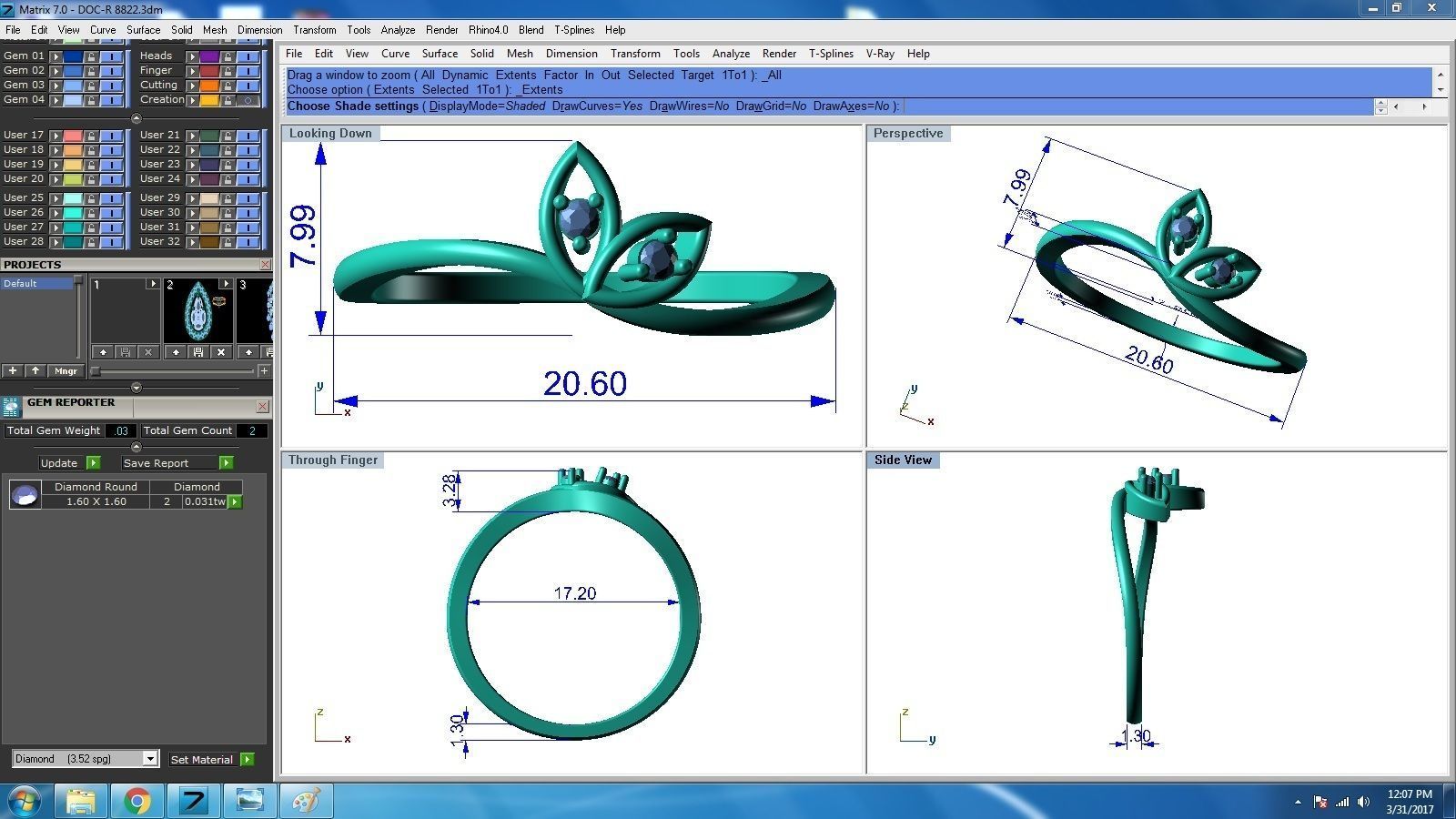 Ring - 8822 3D print model_4
