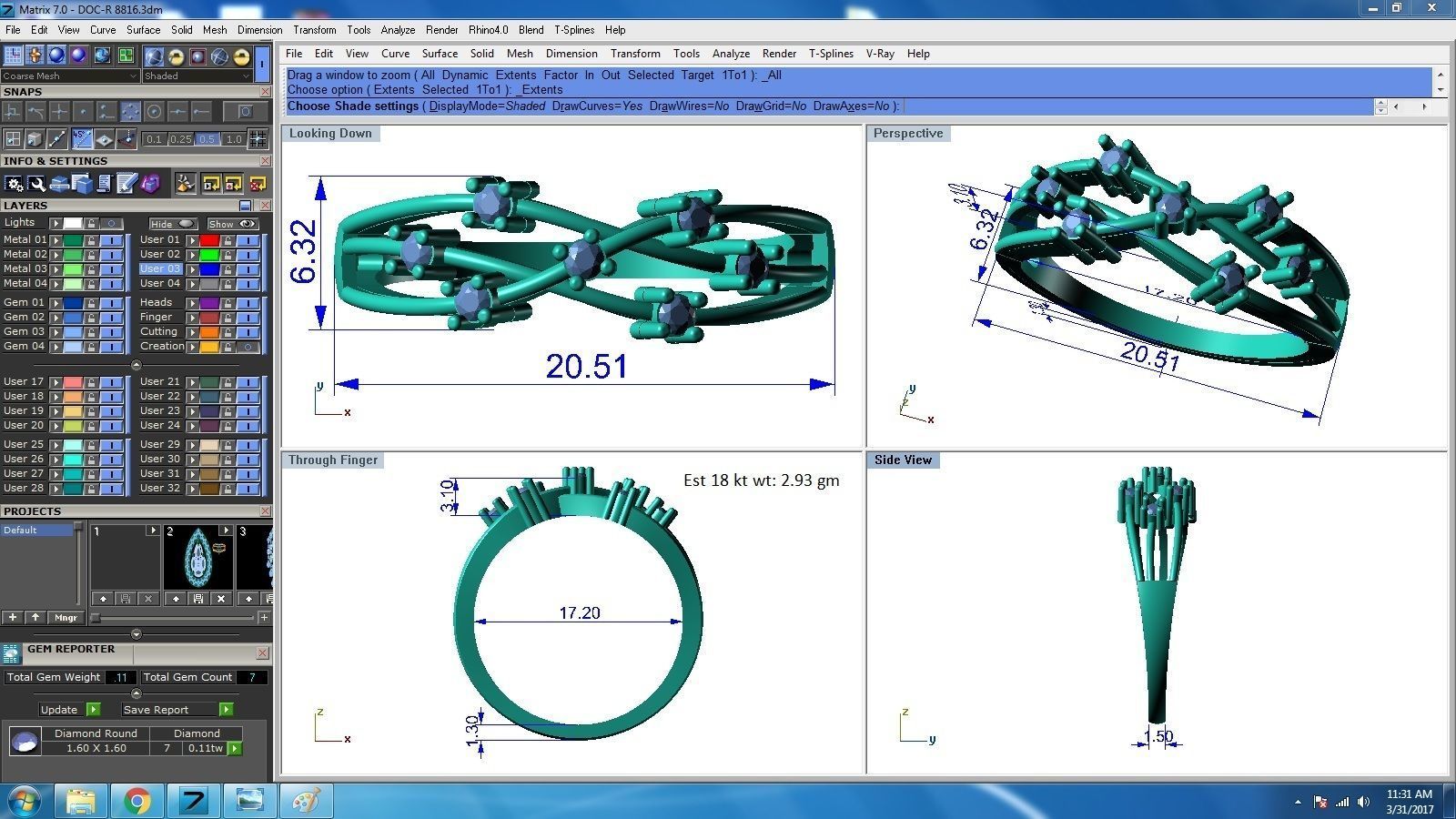 Ring - 8816 3D print model_1