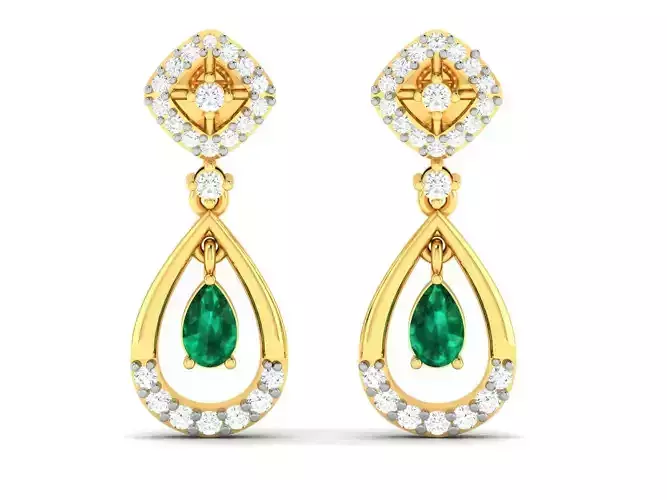 Earrings - 44ER 3D print model