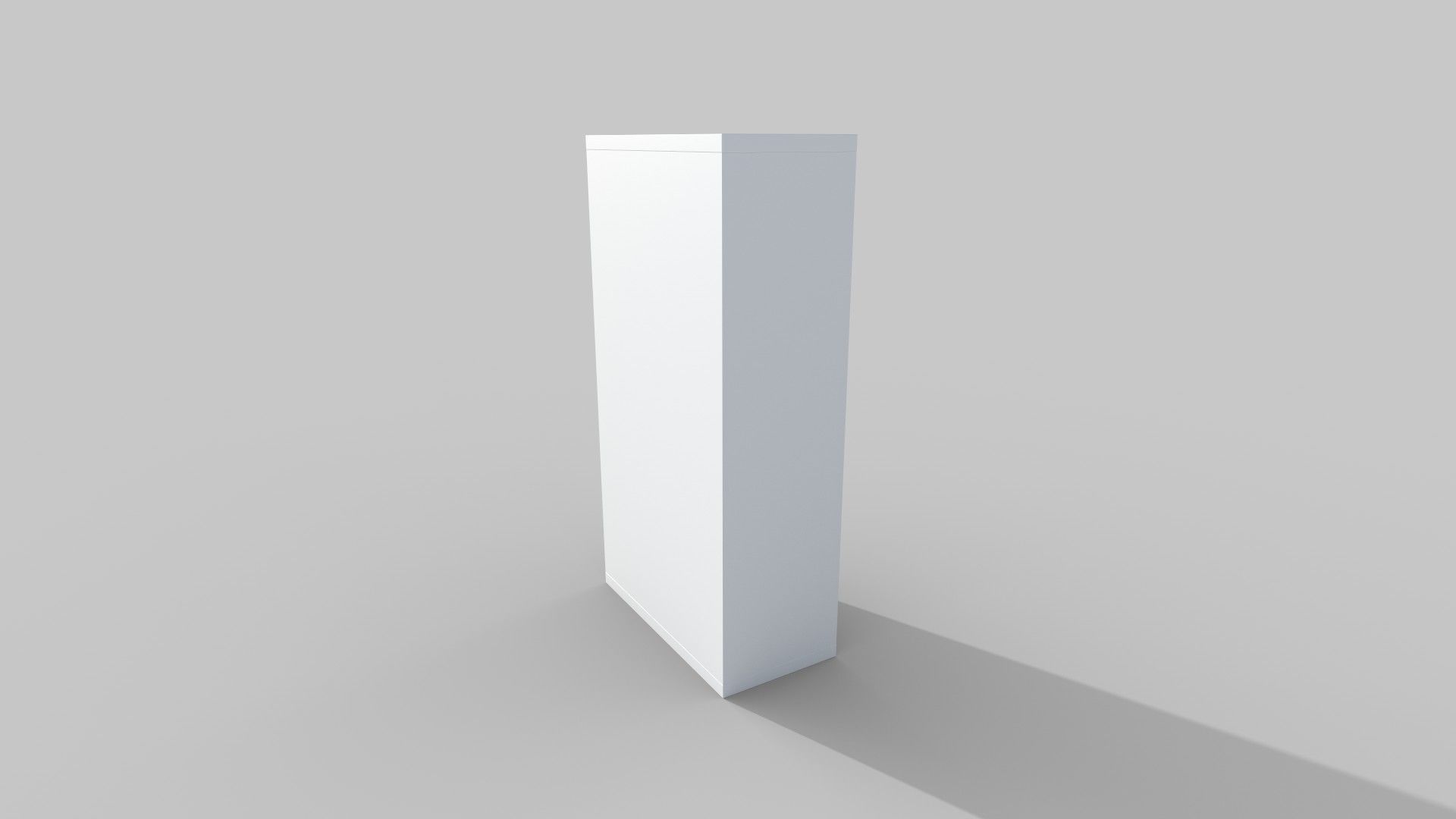 4 Bookcase set tall 3D Model Collection_9