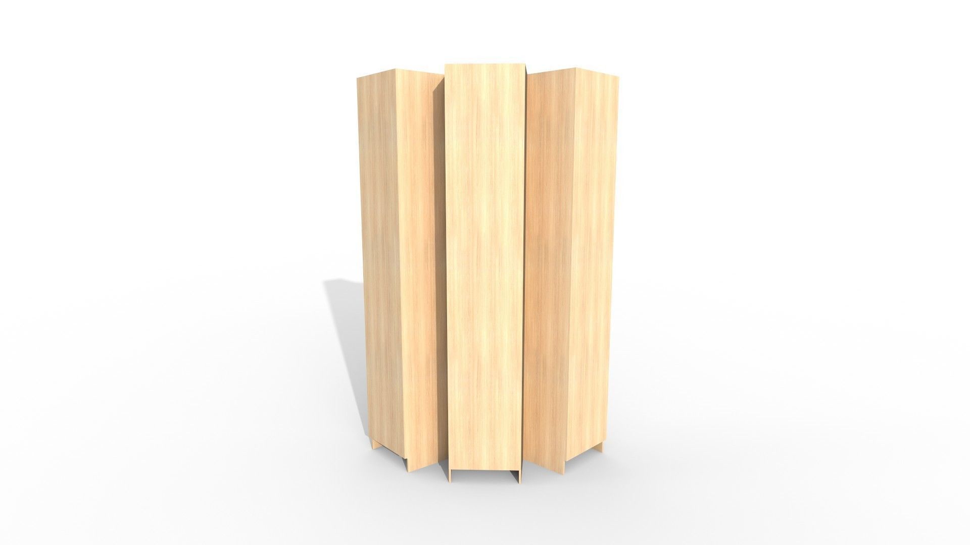 4 Bookcase set tall 3D Model Collection_14