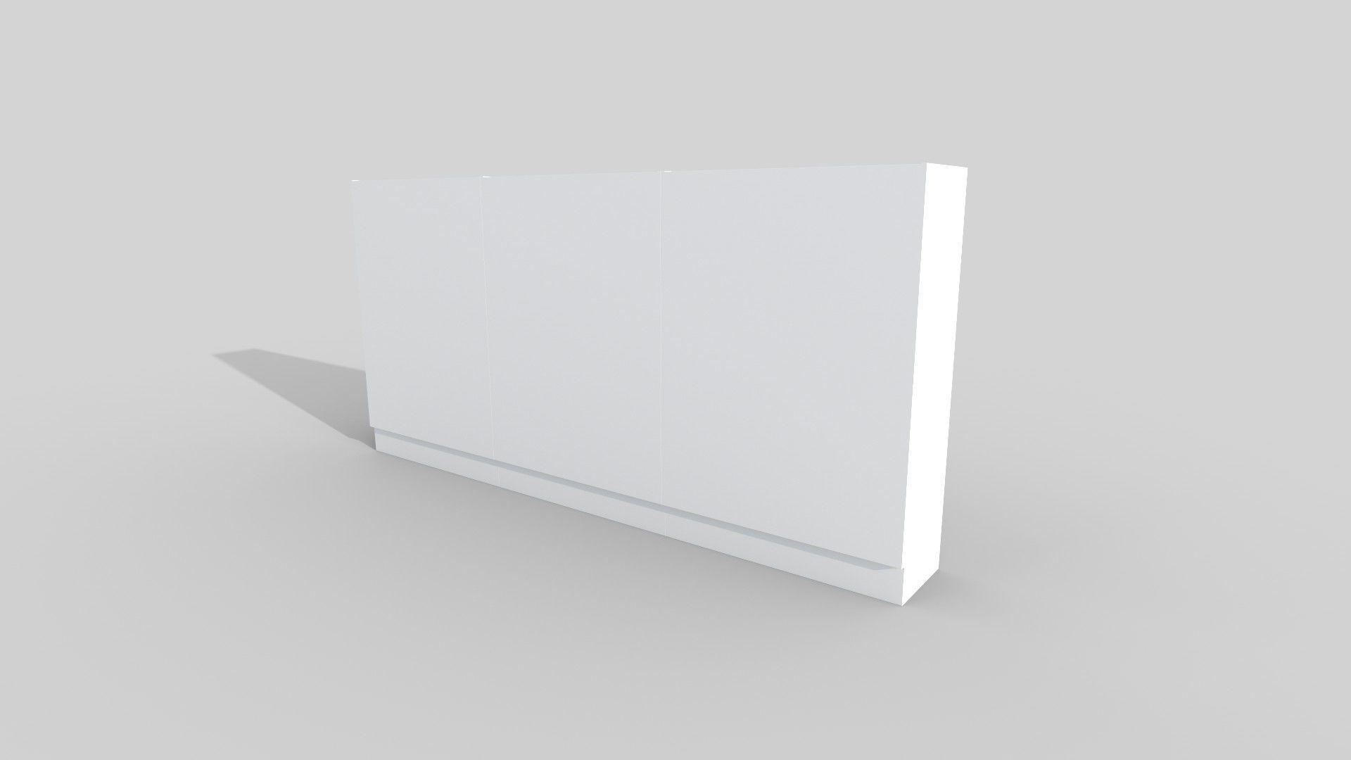 4 Bookcase set tall 3D Model Collection_22