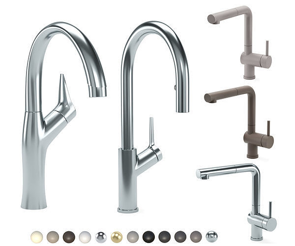 BLANCO kitchen faucets 02 3D model