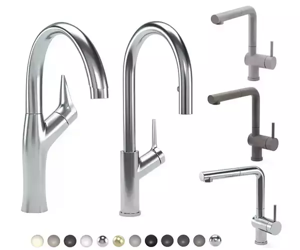 BLANCO kitchen faucets 02 3D model
