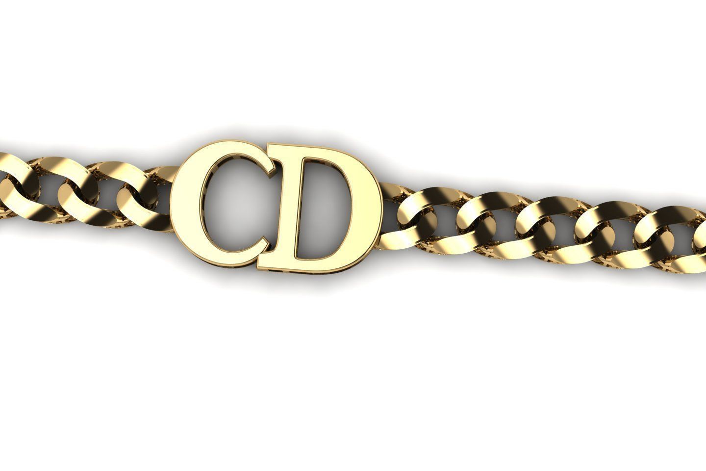 cd bracelet 3D model_1