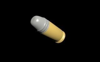 bullet -fantasy version  -nonfitting anywhere 3D print model_25