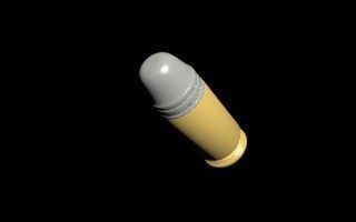 bullet -fantasy version  -nonfitting anywhere 3D print model_6