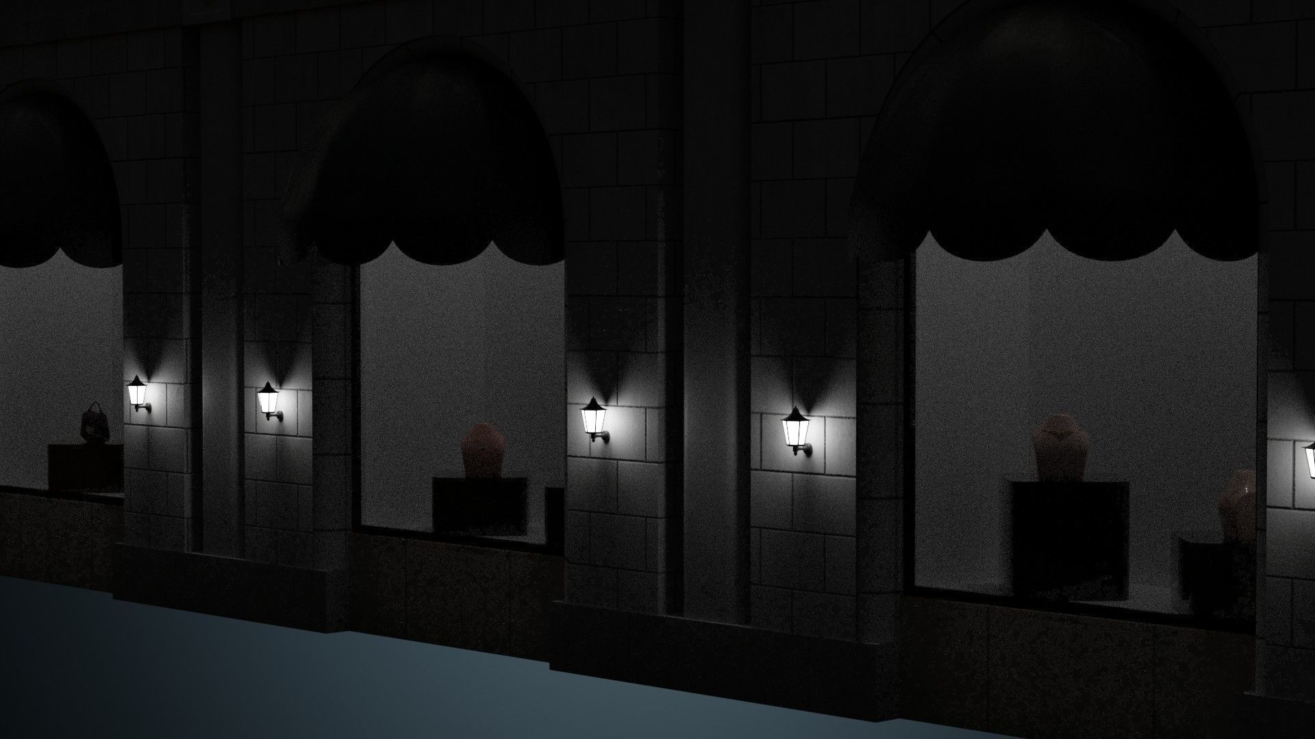 Building 25 Low-poly 3D model_10