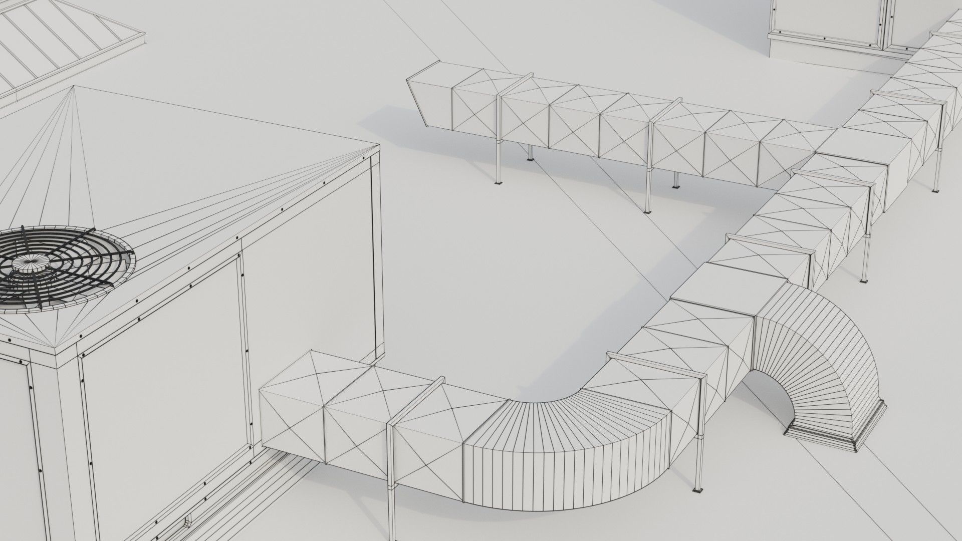 Building 25 Low-poly 3D model_14