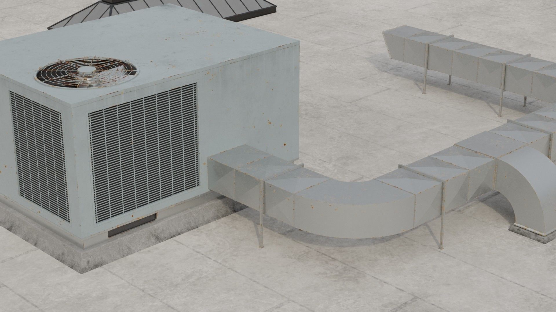 Building 25 Low-poly 3D model_7