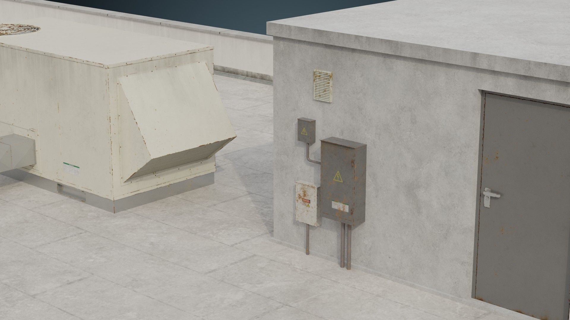 Building 25 Low-poly 3D model_8