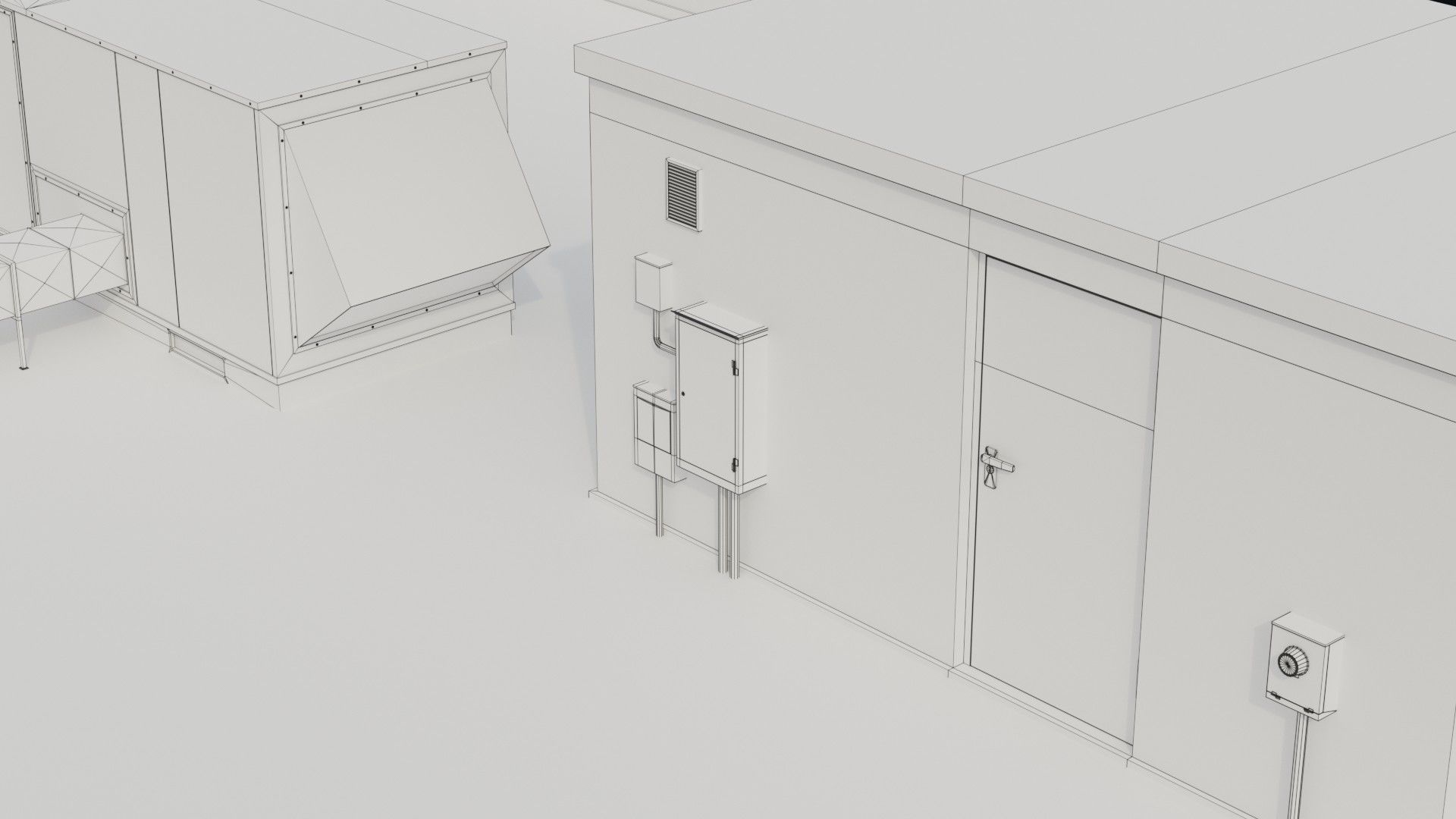 Building 25 Low-poly 3D model_15