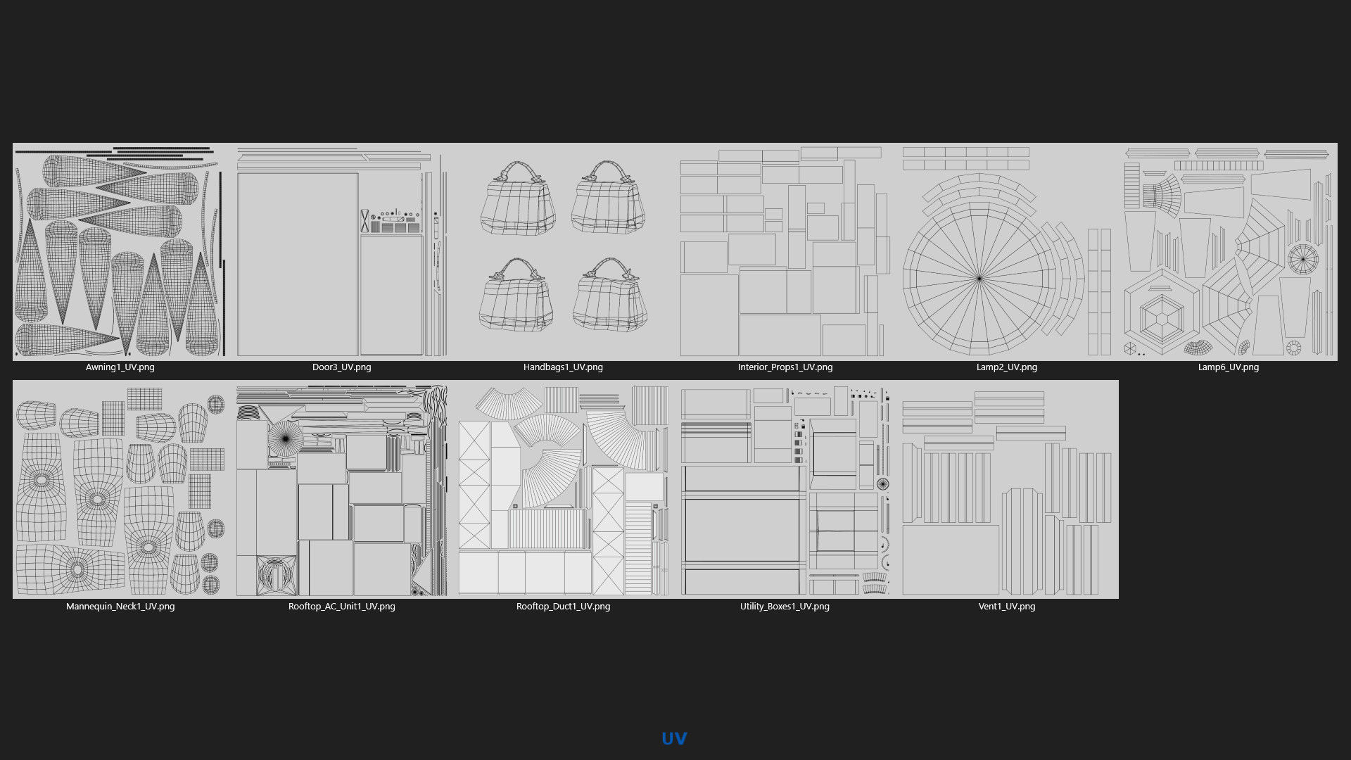 Building 25 Low-poly 3D model_16
