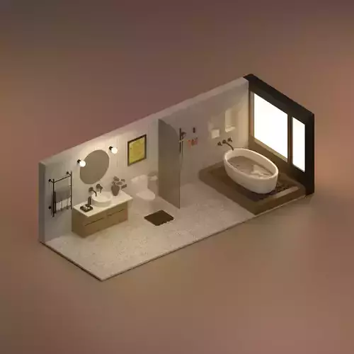 Bathroom interior assets