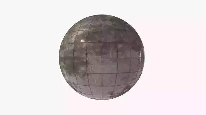 Floor Tile 003 PBR 4K - V2 - Dirt