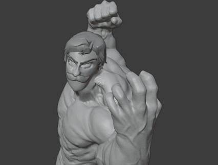 The Seven Deadly Sins Escanor The One 3D print model